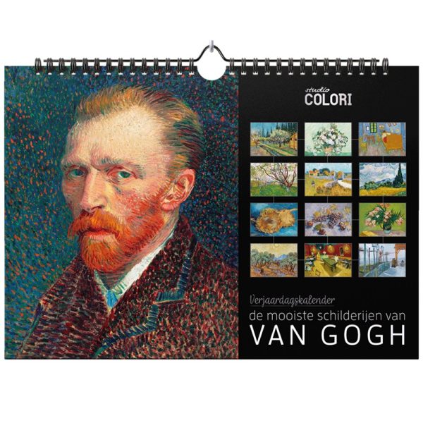 Studio Colori verjaardagskalender van Gogh voorkant