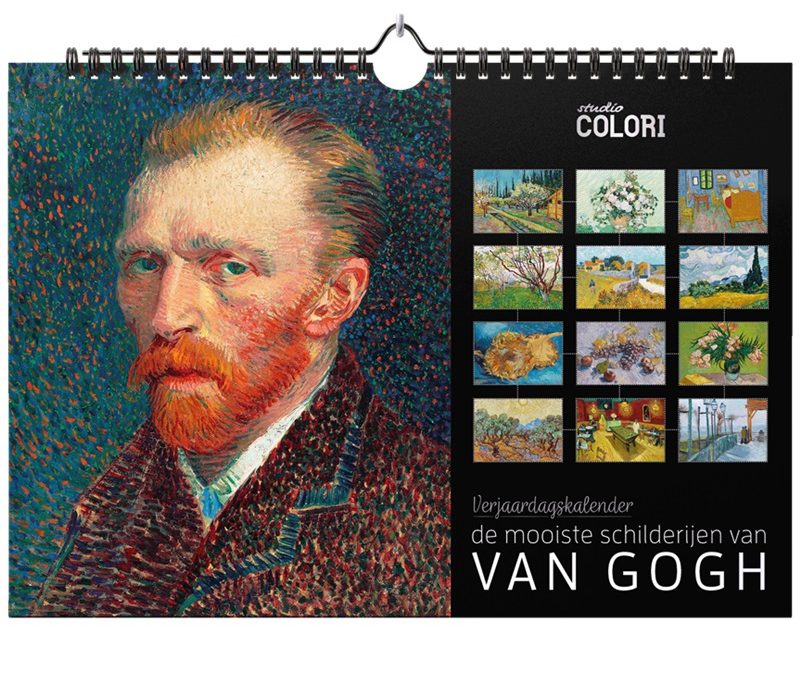 Studio Colori verjaardagskalender de mooiste schilderijen van Van Gogh