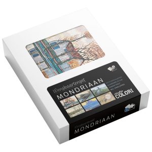 Studio Colori wenskaartenset Mondriaan kaarten in doosje
