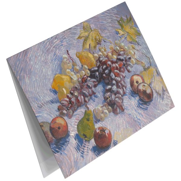 Studio Colori wenskaartenset van Gogh druiven, citroenen, peren en appels