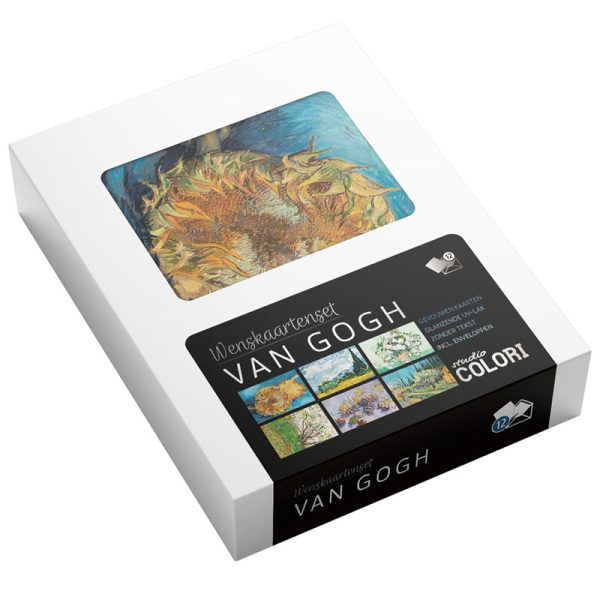 Studio Colori wenskaartenset van Gogh kaarten in doosje