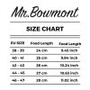 MR. BOWMONT slippers maattabel