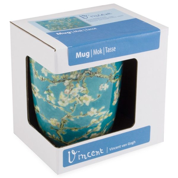 Museum Editions mok Vincent van Gogh amandelbloesem mok in verpakking
