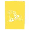 Papercrush pop-up kaart graafmachine voorkant