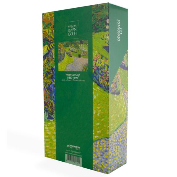 Vincent van Gogh puzzel Tuin in Auvers achterkant