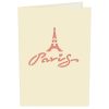 Papercrush pop-up kaart Eiffeltoren voorkant