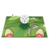 Papercrush pop-up kaart golfbal binnenkant bovenkant