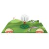 Papercrush pop-up kaart golfbal binnenkant vooraanzicht