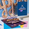 Papercrush pop-up kaart happy birthday galactisch sfeerfoto vooraanzicht