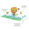 Papercrush pop-up kaart heteluchtballon informatie
