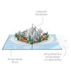 Papercrush pop-up kaart skipistes informatie