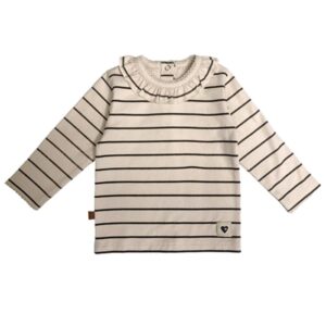 24085002 Frogs and Dogs t-shirt gestreept voorkant