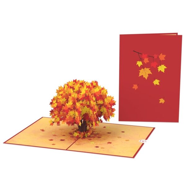 Papercrush pop-up wenskaart herfstboom - Afbeelding 3