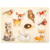 Small Foot houten knoppuzzel bosdieren