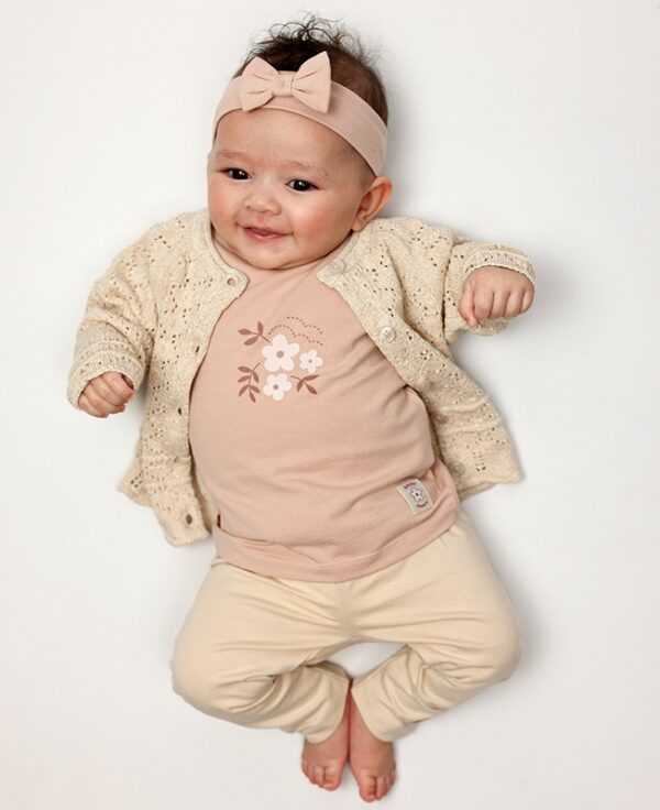 25020001 Frogs and Dogs vest lurex goud sfeerfoto