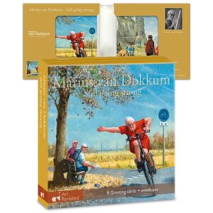 Marius van Dokkum wenskaartenset still going strong verpakking