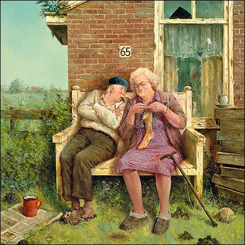 PM 250 Marius van Dokkum wenskaart liefde vergaat niet