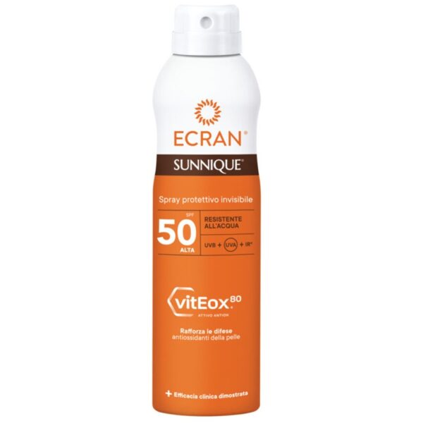 4095480624 Ecran sunnique invisibile spray spf50 aerosol 250ml