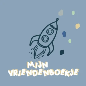 JeP Kids | vriendenboek oudblauw
