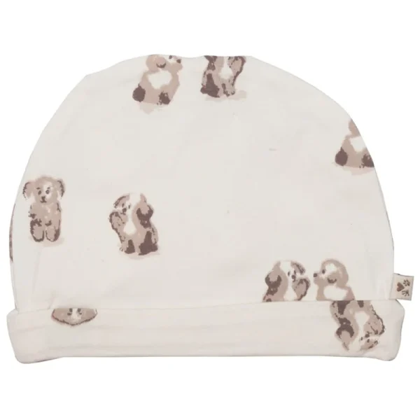 24037009 Frogs and Dogs beanie dogs organic off white achterkant