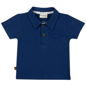 25024010 Frogs and Dogs polo blauw sand and sun voorkant