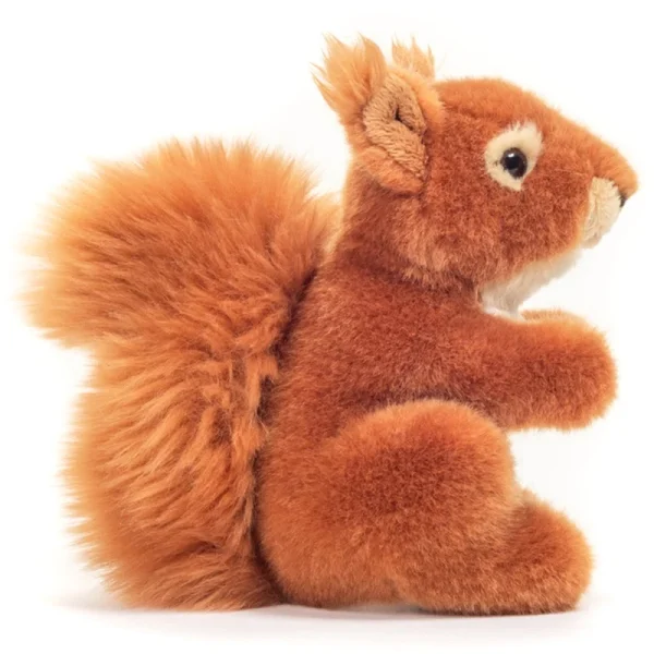 908432 Hermann Teddy Collection knuffel eekhoorn zijkant