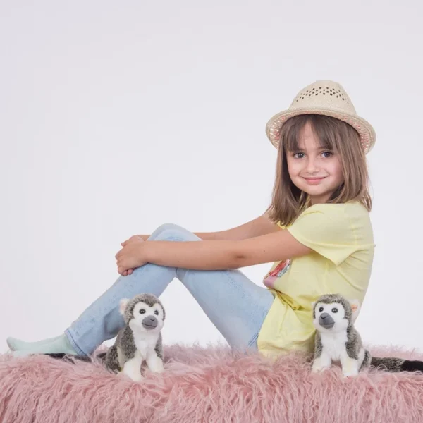 929178 Hermann Teddy Collection knuffel aap grijs sfeerfoto