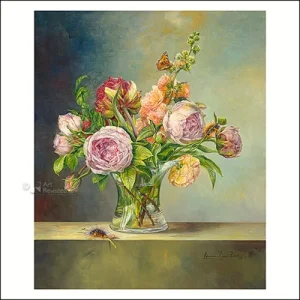 Adriana van Zoest - wenskaart de X vaas