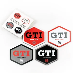 Brisa onderzetters hexagon Volkswagen VW GTI set van 4