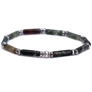 Fortuna Beads armband Italia Moss Agate