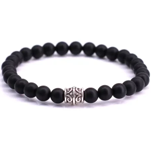 Fortuna Beads armband mat onyx