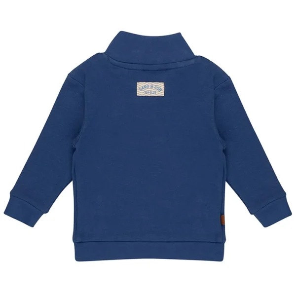 Frogs and Dogs vest sand and sun blauw achterkant