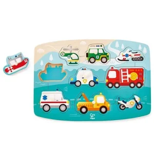 Hape knoppuzzel hulpdiensten