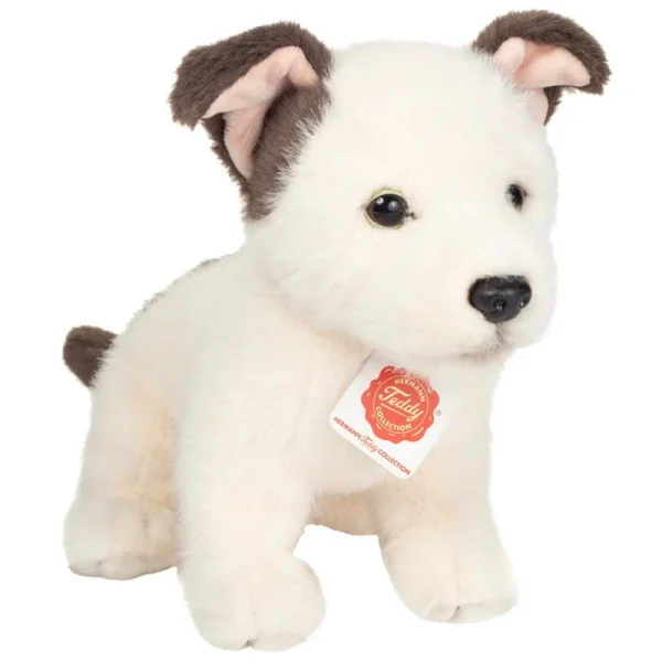Hermann Teddy Collection knuffel puppy Russel detail