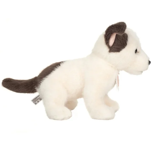Hermann Teddy Collection knuffel puppy Russel zijkant