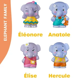 KL-700310F Klorofil olifantenfamilie Elephant 4st