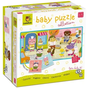 Ludattica puzzel dubbelzijdig puppies 2+