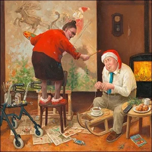 Marius van Dokkum - kerstkaart ho