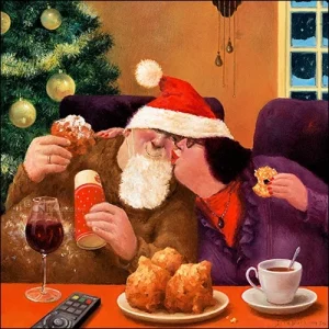 Marius van Dokkum - kerstkaart kerstknuffel