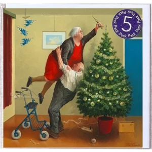 Marius van Dokkum kerstkaarten kerstengeltjes 5-pack