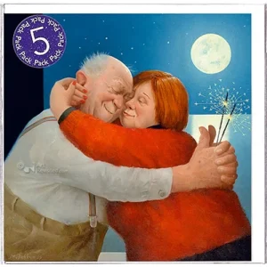 Marius van Dokkum kerstkaarten spetterende liefde 5-pack