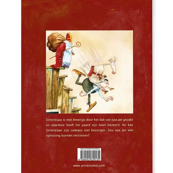 Marius van Dokkum opa Jan helpt Sinterklaas achterkant