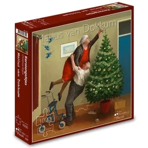 Marius van Dokkum puzzel kerstengeltjes verpakking