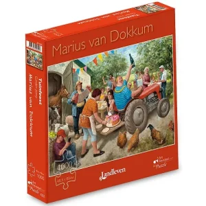 Marius van Dokkum puzzel tuinfeest