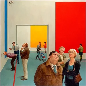 Marius van Dokkum - wenskaart tentoonstelling