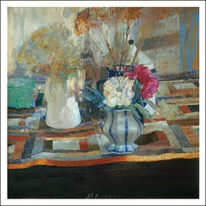 Matthijs Röling - wenskaart bloemstilleven