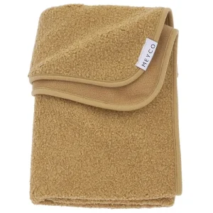 Meyco | reisdeken bouclé toffee
