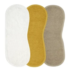 Meyco | badstof spuugdoek schoudermodel honey 3-pack