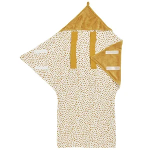 Meyco | wikkeldeken cheetah fleece honey gold