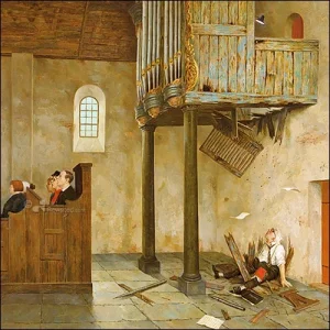 PM 363 Marius van Dokkum wenskaart A capella